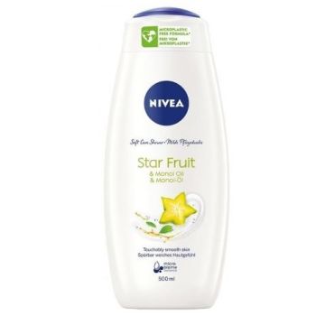 Nivea Soft Care Shower Fruit & Monoi Oil Душ гел за тяло с масло от монои x500 мл