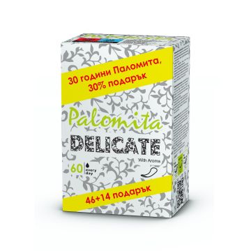 Palomita Delicate Every Day Ароматизирани ежедневни дамски превръзки х46+14 броя