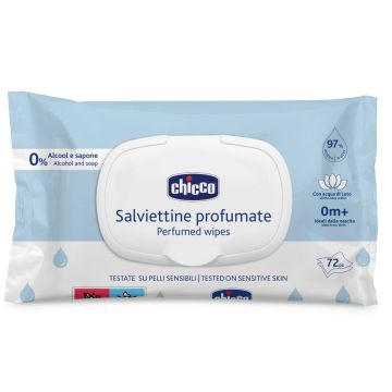 Chicco Бебешки мокри кърпи х72 броя
