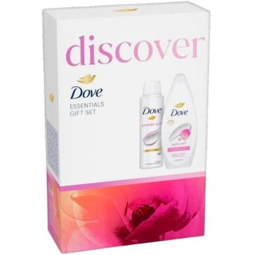 Dove Промо комплект Discover Део спрей и  душ гел за тяло