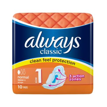 Always Classic Normal Дамски превръзки х10 броя