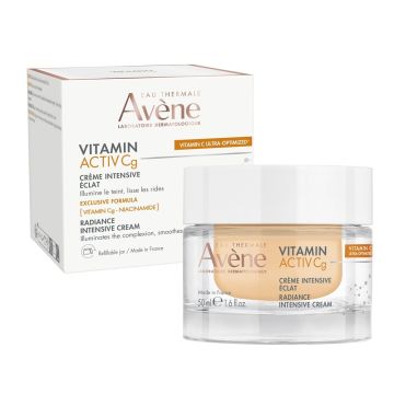 Avene Eau Thermale Vitamin Activ Cg Интензивен озаряващ крем за лице x50 мл