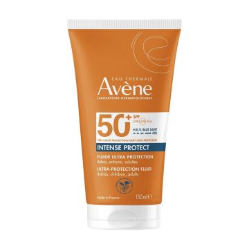 Avene Intense Protect Ултра водоустойчив слънцезащитен флуид за чувствителна кожа SPF50+ x150 мл