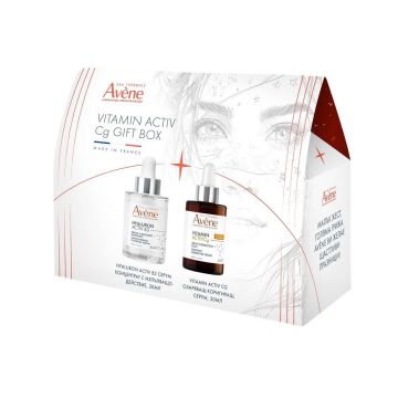 Avene Комплект за лице Уплътняващ серум концентрат и Озаряващ коригиращ серум