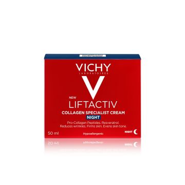 Vichy Liftactiv Collagen Specialist Нощен крем за лице с усъвършенствано действие против бръчки х50 мл