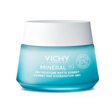 Vichy Mineral 89 Хидратиращ и матиращ крем сорбе за мазна и комбинирана кожа х50 мл