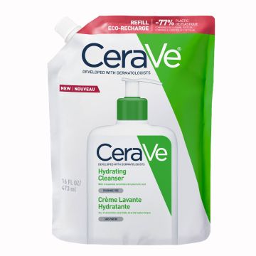 CeraVe Измиващ крем за лице и тяло за суха кожа х473 мл, рефил