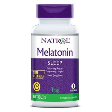 Мелатонин Time Release 1mg х90 таблетки Natrol