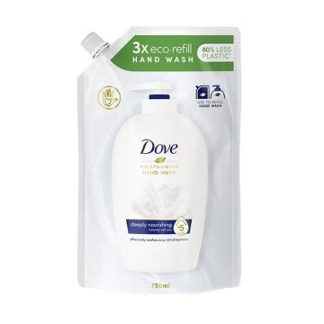Dove Deeply Nourishing Течен сапун за ръце х750 мл, пълнител