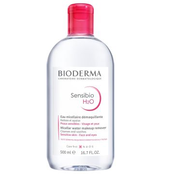 Bioderma Sensibio H2O Почистваща мицеларна вода за чувствителна кожа x500 мл