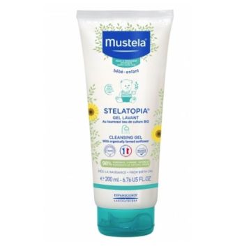 Mustela Stelatopia Душ гел за атопична кожа x200 мл