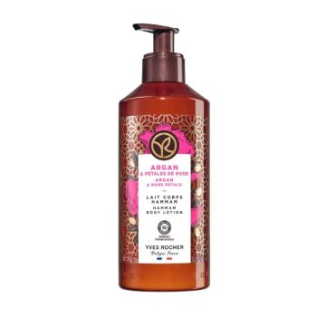 Yves Rocher Bain Nature Мляко за тяло Арган и роза x390 мл