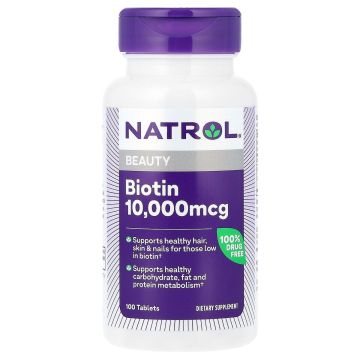 Биотин Плюс 10000mcg х100 таблетки Natrol