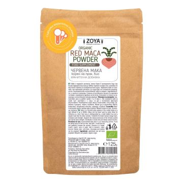Червена мака на прах, био х125 г Zoya