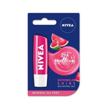 Nivea Watermelon Shine Балсам за устни Диня x4,8 грама