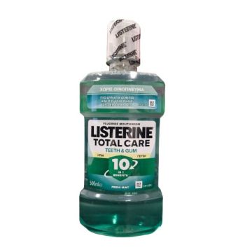 Listerine Teeth & Gum Mild Вода за уста, Fresh Mint х500 мл