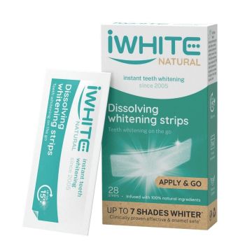 iWhite Natural Разтворими избелващи ленти за зъби x28 броя