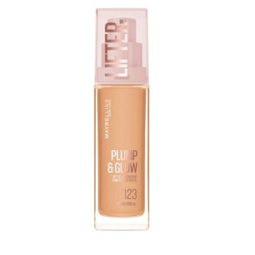 Maybelline Lifter Plump & Glow Фон дьо тен за естествен и сияен завършек х30 мл, 123