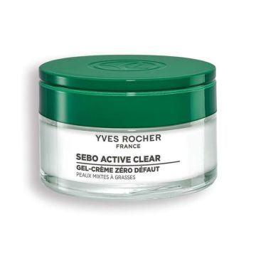 Yves Rocher Sebo Active Clear Матиращ крем-гел за лице за комбинирана до мазна кожа х50 мл