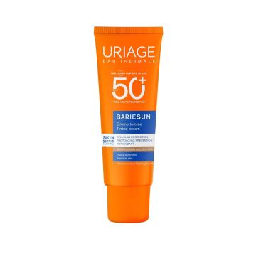 Uriage Bariesun Тониран слънцезащитен крем за лице SPF50+ х50 мл, златист нюанс