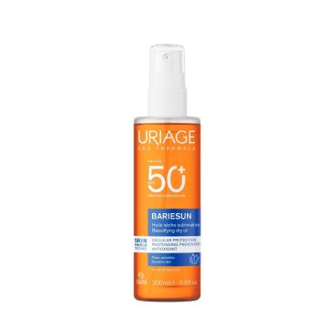 Uriage Bariesun Разкрасяващо сухо олио за тяло и коса SPF50+ х200 мл