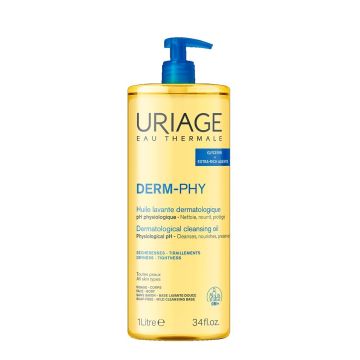 Uriage Derm-Phy Дерматогично измивно олио за лице и тяло х1 литър