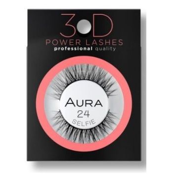 Aura Power Lashes 3D Изкуствени мигли, 024 Selfie