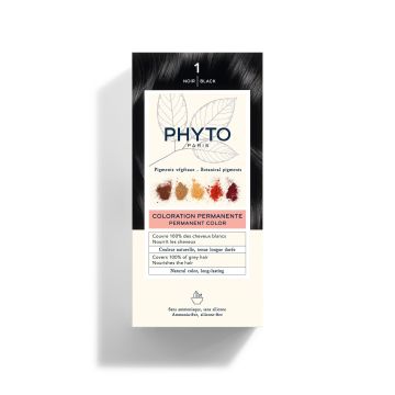 Phyto Color Дълготрайна боя за коса, 1 Black