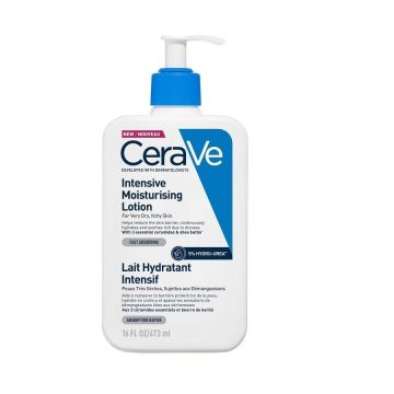 CeraVe Интензивен хидратиращ лосион за лице и тяло с хидроурея 5% x473 мл