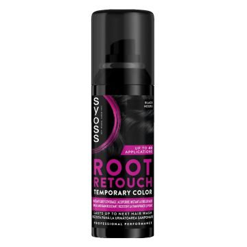 Syoss Root Retoucher Оцветяващ спрей за корени, цвят Black x120 мл