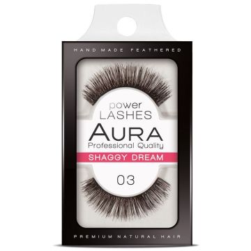 Aura Power Lashes Изкуствени мигли, 03 Shaggy Dream