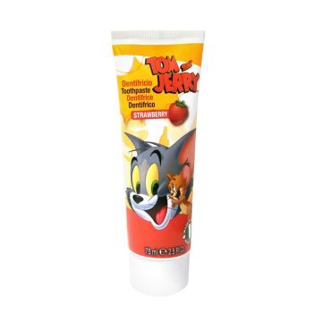 Naturaverde Tom & Jerry Паста за зъби за деца 3-6 години с вкус на ягода х75 мл