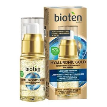 Bioten Hyaluronic Gold Околоочен серум х15 мл