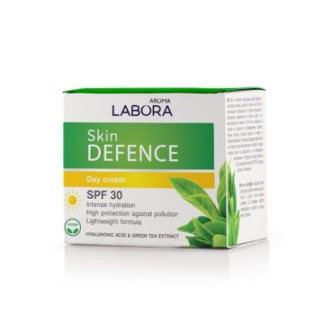 Aroma Labora Skin Defence Хидратиращ дневен крем за лице с лека формула и SPF30 х50 мл