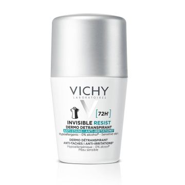 Vichy Invisible Resist 72H Рол-он дезодорант против изпотяване за жени x50 мл