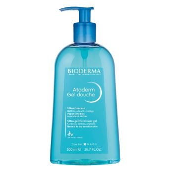Bioderma Atoderm Мек почистващ душ гел за суха кожа x500 мл