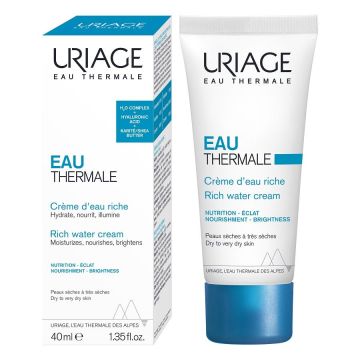 Uriage Eau Thermale Обогатен хидратиращ термален крем за суха кожа х40 мл
