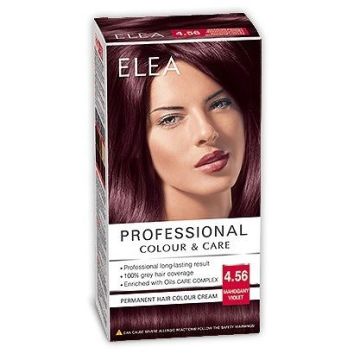Elea Professional Боя за коса, цвят 4,56 Mahogany Violet