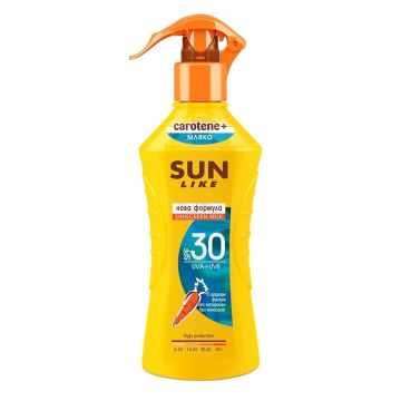Sun Like Carotene Слънцезащитно мляко за тяло SPF 30 x200 мл