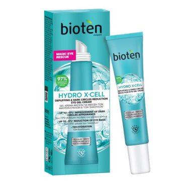 Bioten Hydro X-Cell Околоочен гел крем срещу подпухване и тъмни кръгове x15 мл