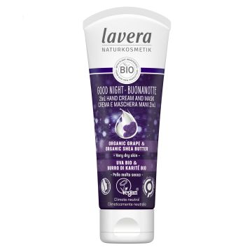 Lavera Good Night 2in1 Крем и маска за ръце за суха кожа x75 мл