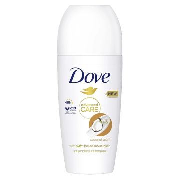 Dove Advanced Care Coconut Део рол-он против изпотяване с аромат на кокос x50 мл