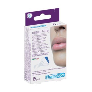 Pharmadoct Пластири за лечение на херпес x15 броя