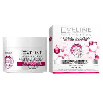 Eveline Nature Line 3D Retinol Интензивно стягащ и подмладяващ дневен и нощен крем за всеки тип кожа x50 мл