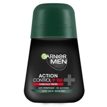 Garnier Men Action Control + 96H Рол-он против изпотяване за мъже х50 мл