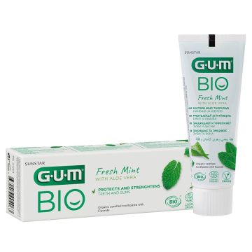 Gum Bio Fresh Mint Паста за зъби и венци с алое вера x75 мл