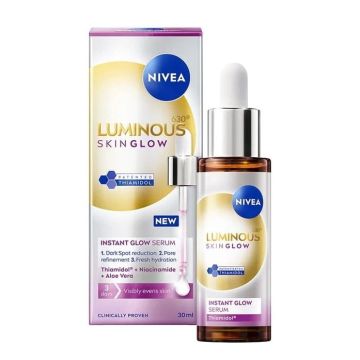 Nivea Luminous 630 Skin Glow Серум за лице за сияйна кожа х30 мл
