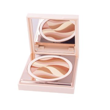 Bionike Defence Color Sun Touch Компактна бронзираща пудра за лице за чувствителна и нетолерантна кожа, 206 Mosaique