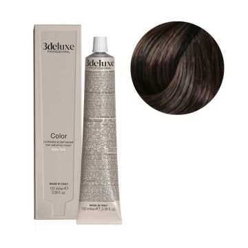 3Deluxe Colour Трайна боя за коса с арганово масло и екстракт от невен, цвят 5.8