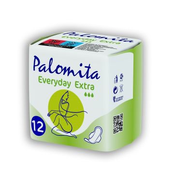 Palomita Everyday Extra Ежедневни дамски превръзки х12 броя